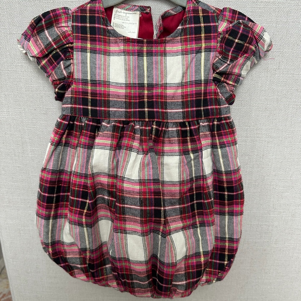 Plaid Bubble Dress- NWT